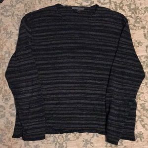 John Varvatos striped crewneck sweater